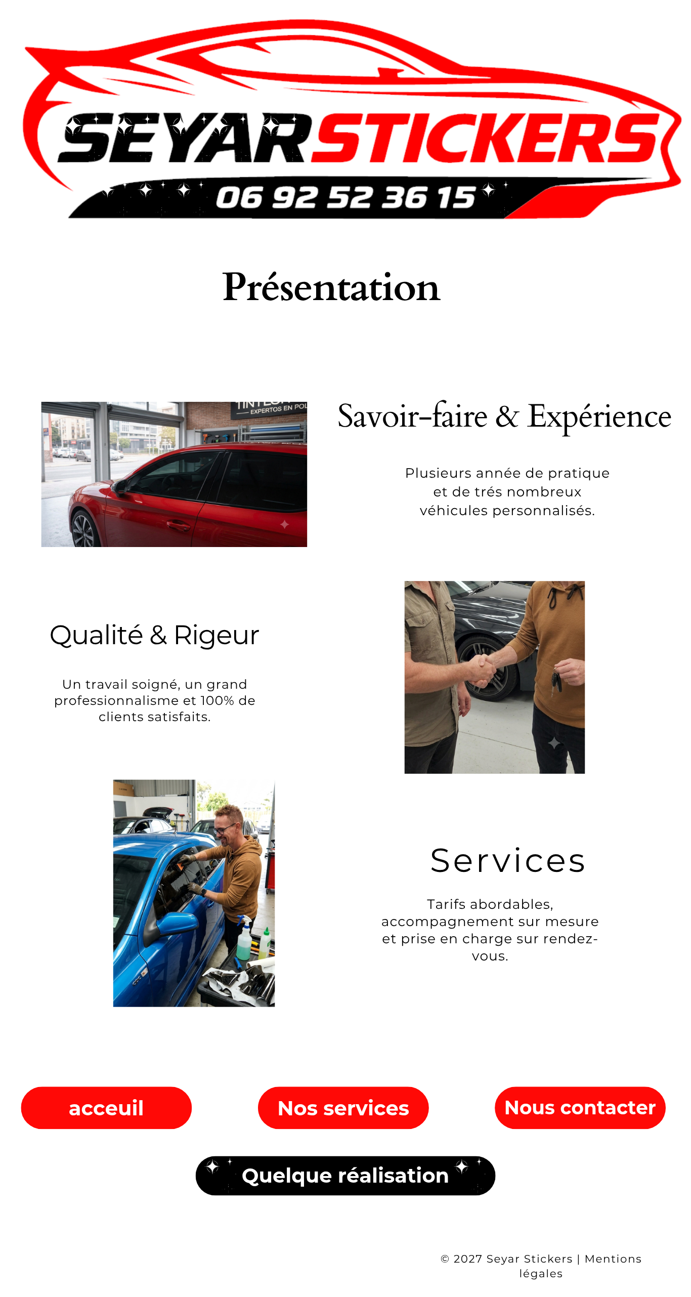 Présentation SEYAR STICKERS